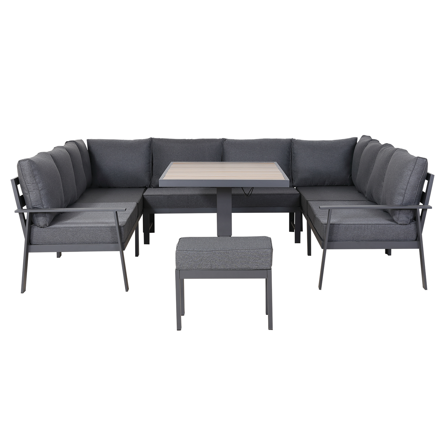 Titan Range U-Shape Corner Sofa Set with Rising Table