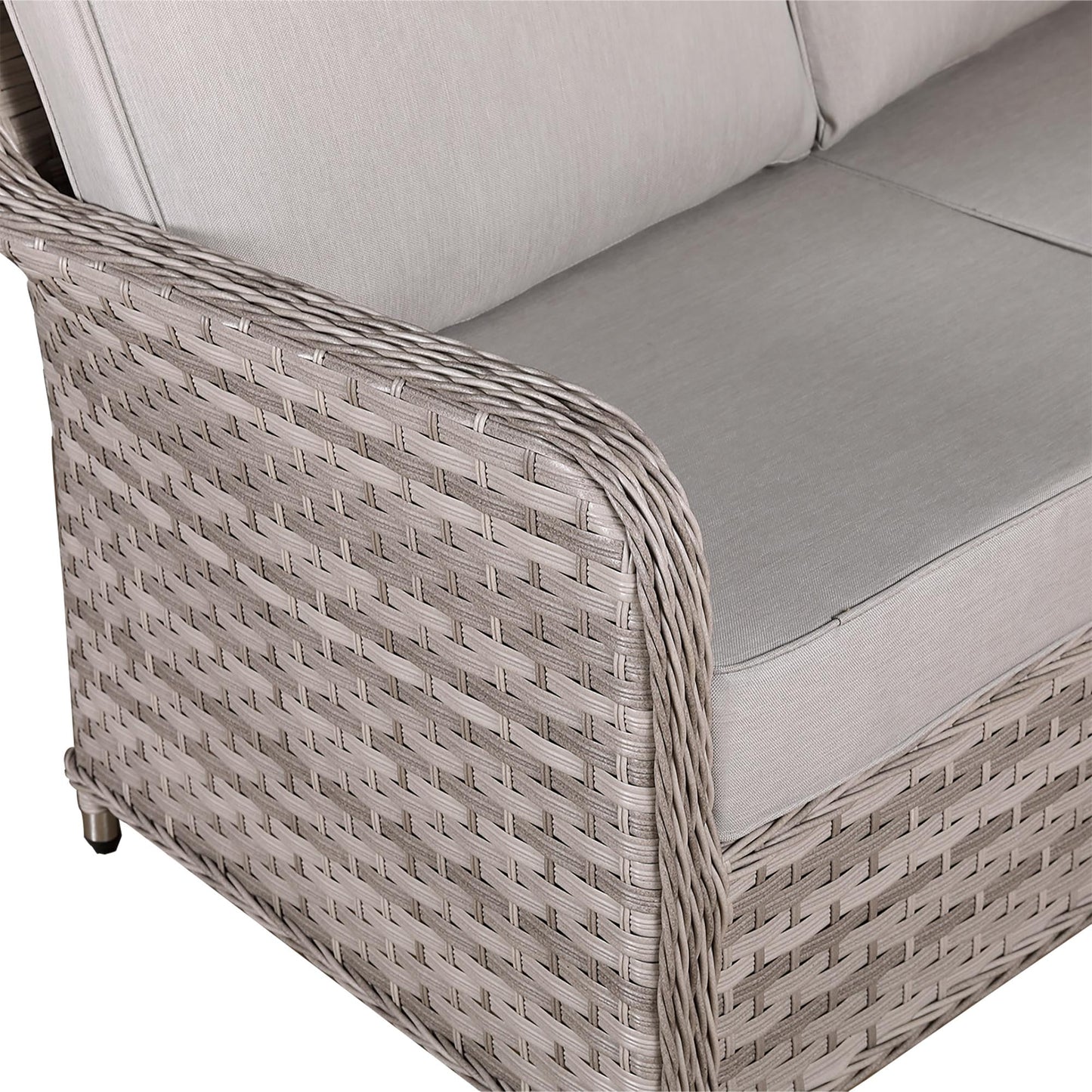 Havana Range Square Corner Sofa Set with Rising Table