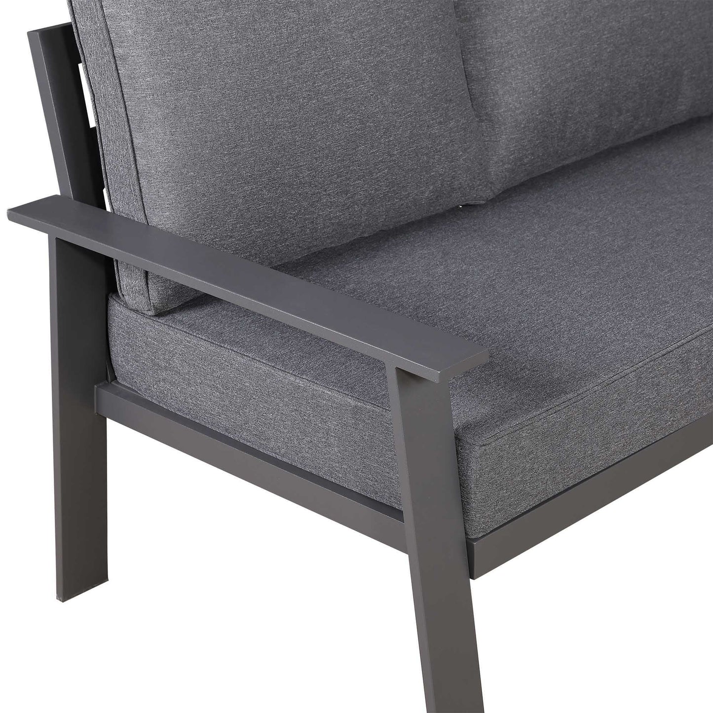 Titan Range Square Corner Sofa Set with Rising Table