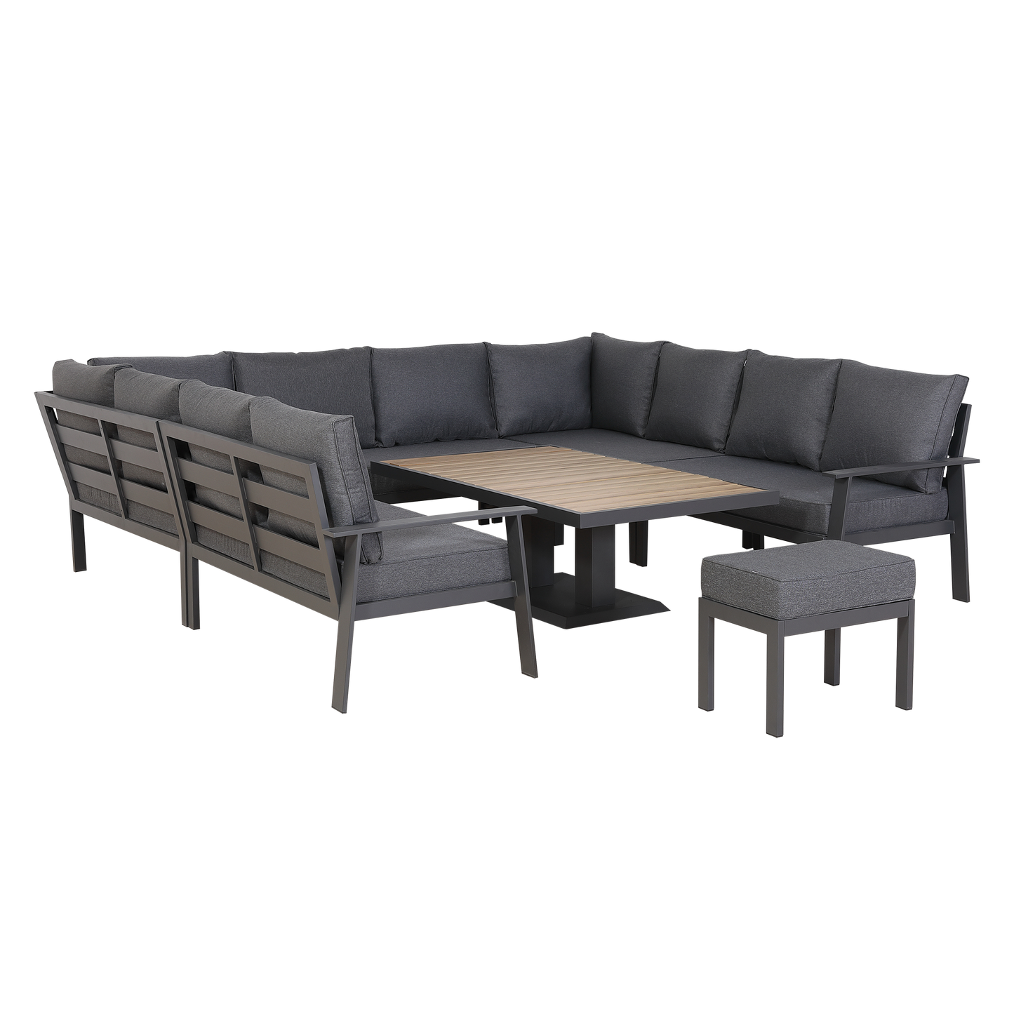 Titan Range U-Shape Corner Sofa Set with Rising Table