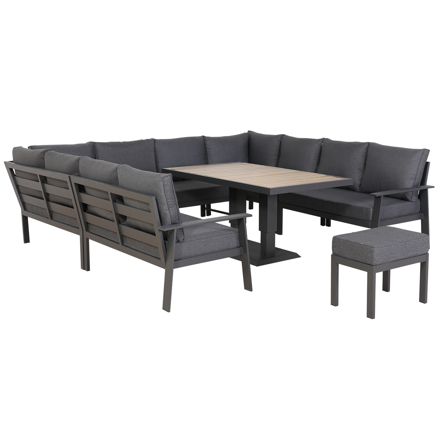 Titan Range U-Shape Corner Sofa Set with Rising Table