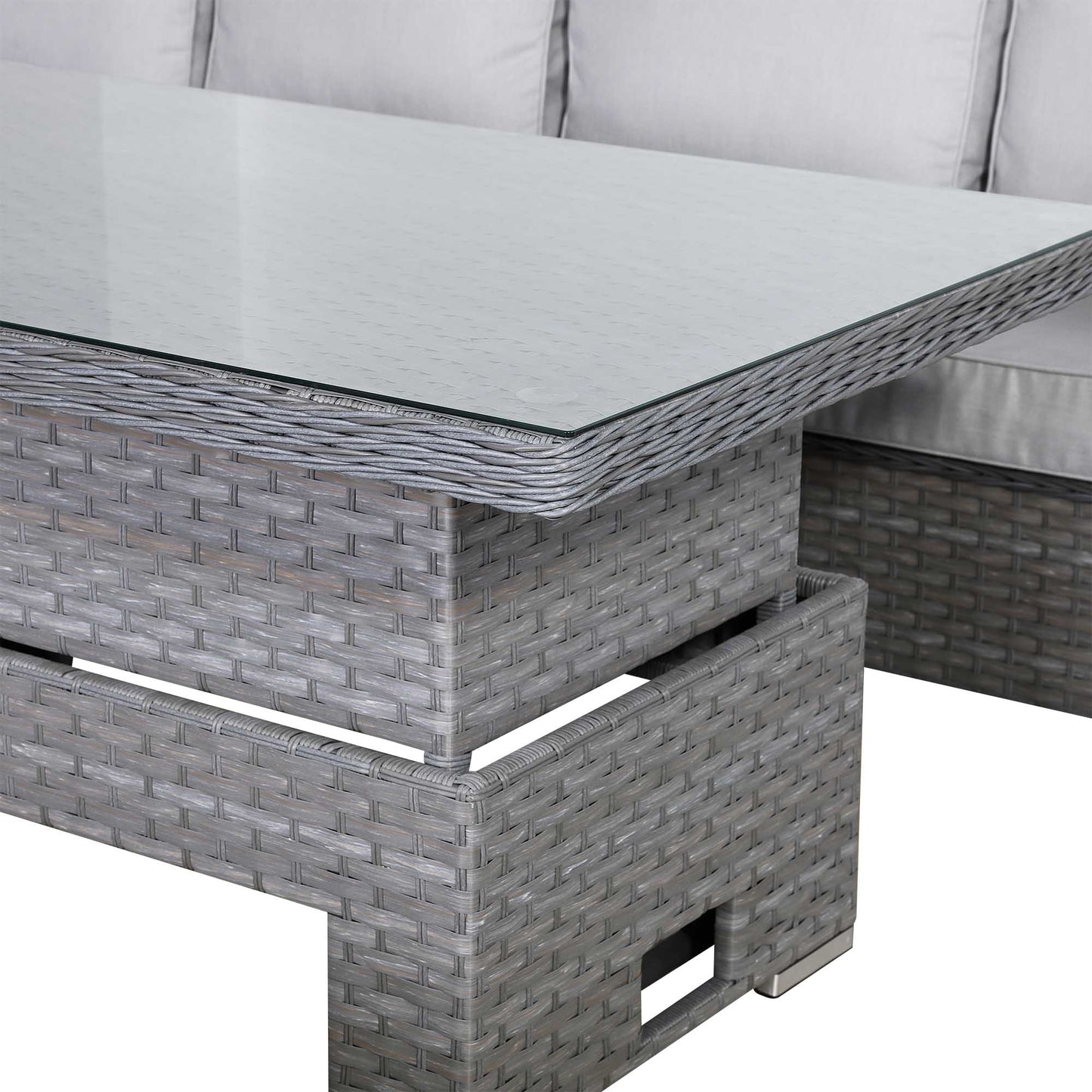 Catalina Range Modular Corner Sofa Set With Rising Table