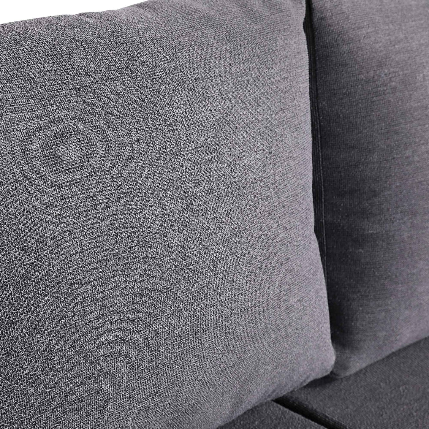 Titan Range Aluminium L-Shape Corner Sofa Set with Wood Top Coffee Table